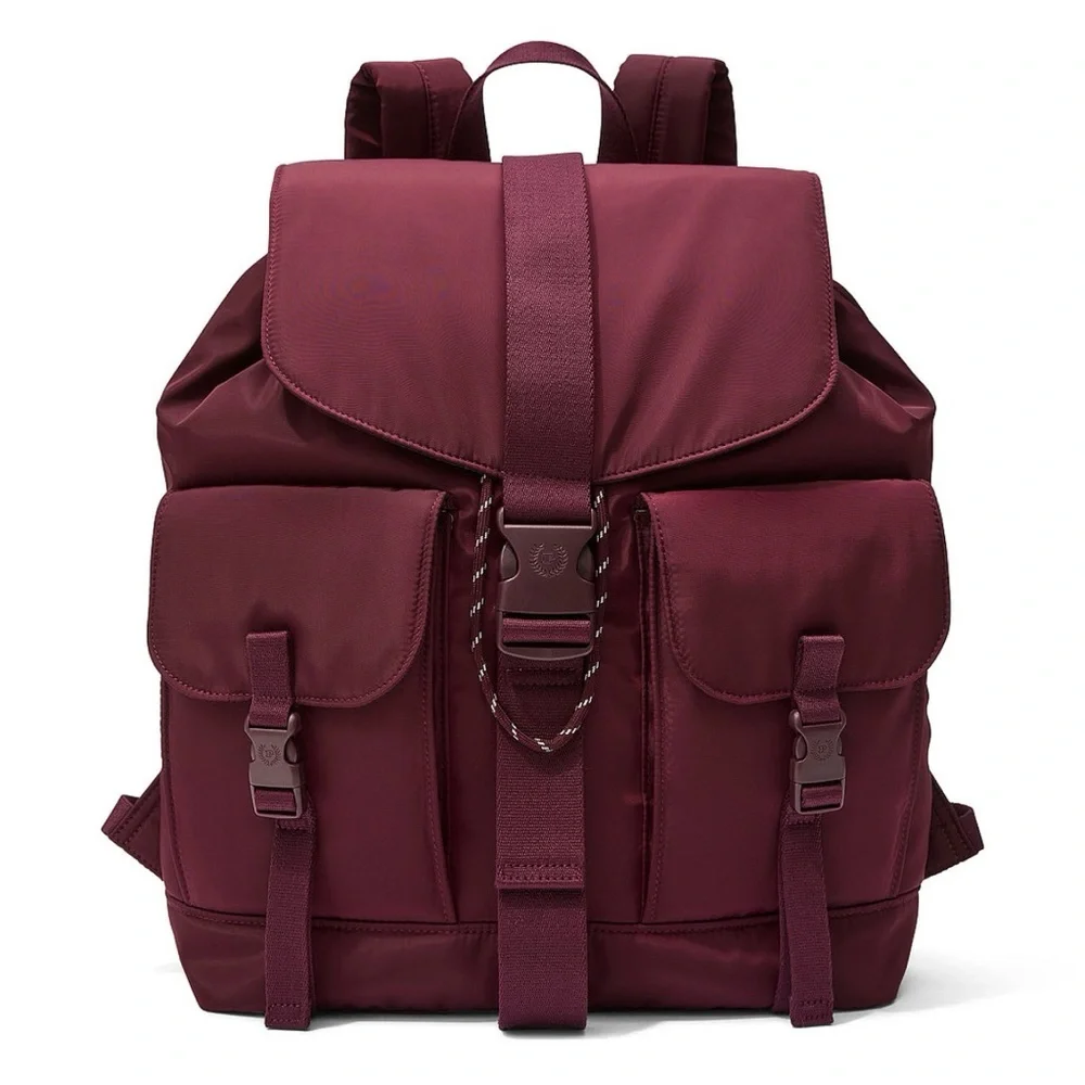 PINK Victoria's Secret Burgundy Backpack - Picture 1 of 1
